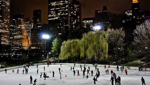 Visiter Central Park : piste de patinage