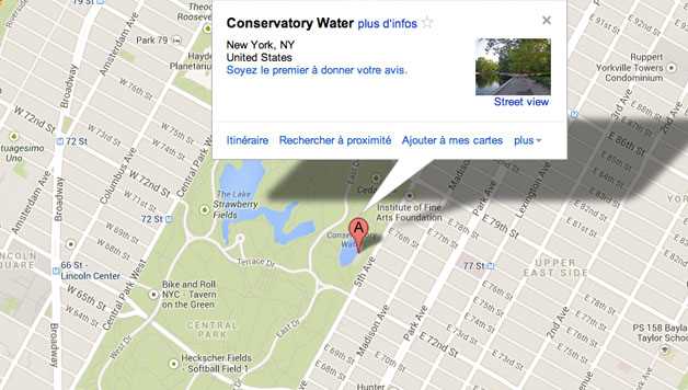 Central Park : Conservatory Water